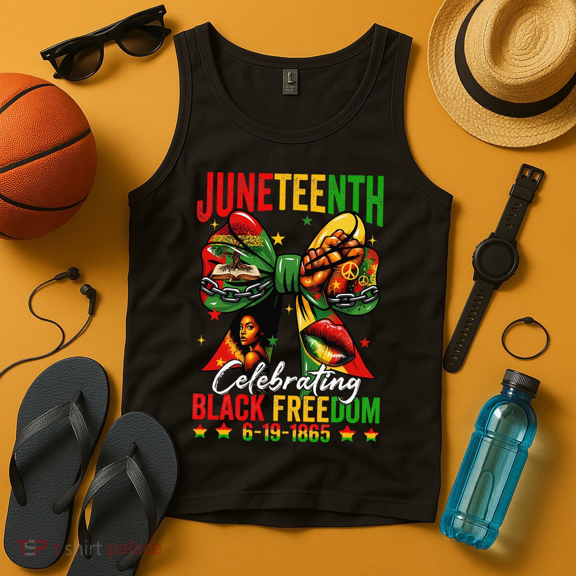 Juneteenth Celebrating Black Freedom 1865 African American Tank Top