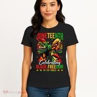 Juneteenth Celebrating Black Freedom 1865 African American Women's T-Shirt thumb 4