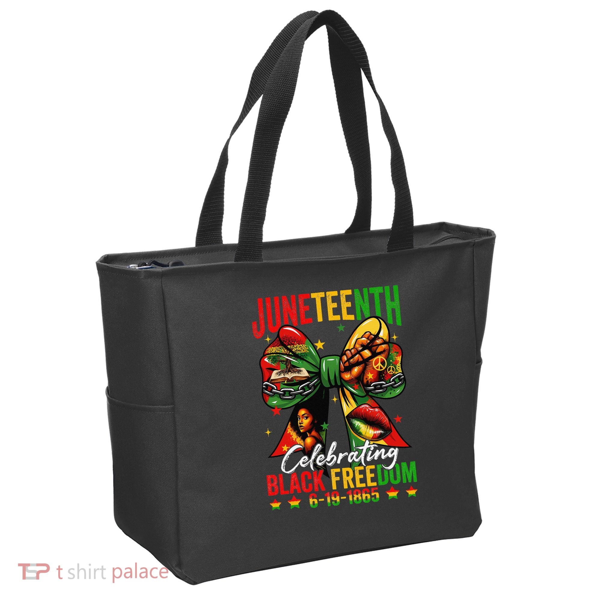 Juneteenth Celebrating Black Freedom 1865 African American Tote Bag