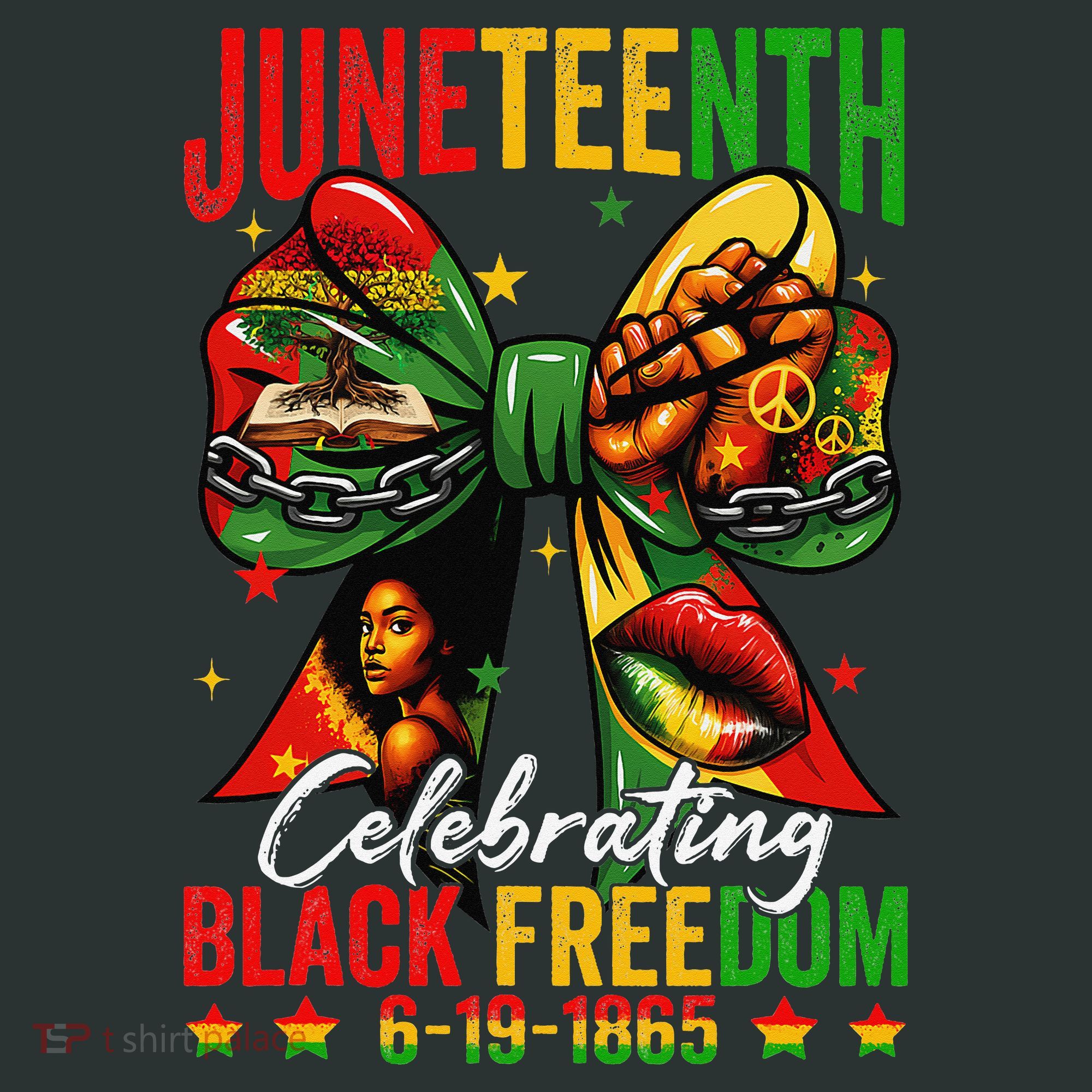 Juneteenth Celebrating Black Freedom 1865 African American Infant Baby Jersey Bodysuit