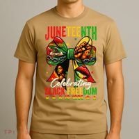 Juneteenth Celebrating Black Freedom 1865 African American T-Shirt thumb 3