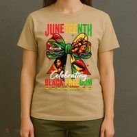 Juneteenth Celebrating Black Freedom 1865 African American T-Shirt thumb 4