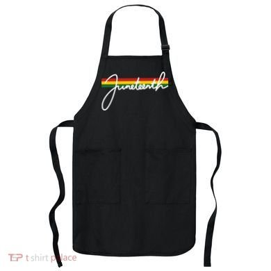 Juneteenth Cool Black History Apron