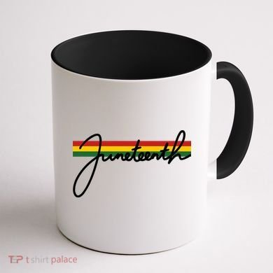 Juneteenth Cool Black History Coffee Mug back