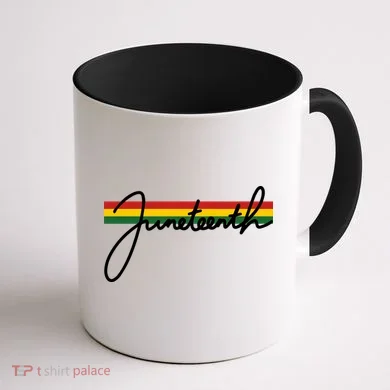 Juneteenth Cool Black History Coffee Mug back