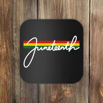 Juneteenth Cool Black History Coaster