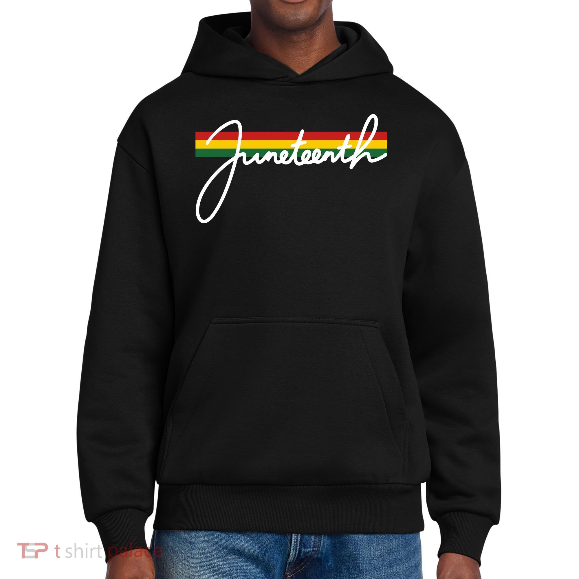 Juneteenth Cool Black History District V.I.T. Heavyweight Hoodie