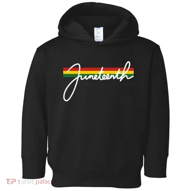 Juneteenth Cool Black History Toddler Hoodie