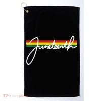 Juneteenth Cool Black History Golf Towel thumb 0