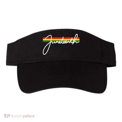 Juneteenth Cool Black History Visor