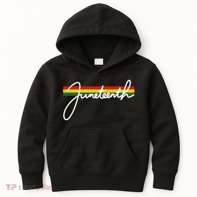 Juneteenth Cool Black History Kids Hoodie