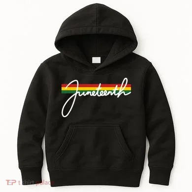 Juneteenth Cool Black History Kids Hoodie