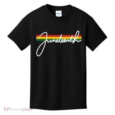 Juneteenth Cool Black History Kids T-Shirt