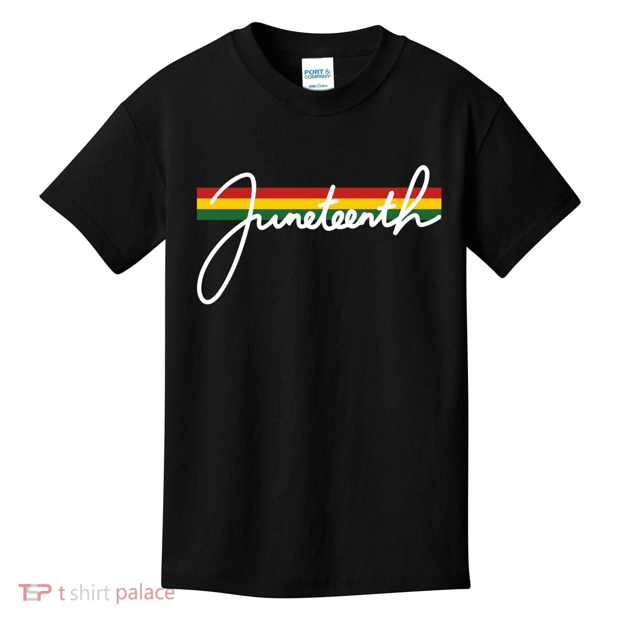 Juneteenth Cool Black History Kids T-Shirt