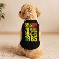 Juneteenth Celebrating Black Freedom 6-19-1865 Doggie Tank thumb 2