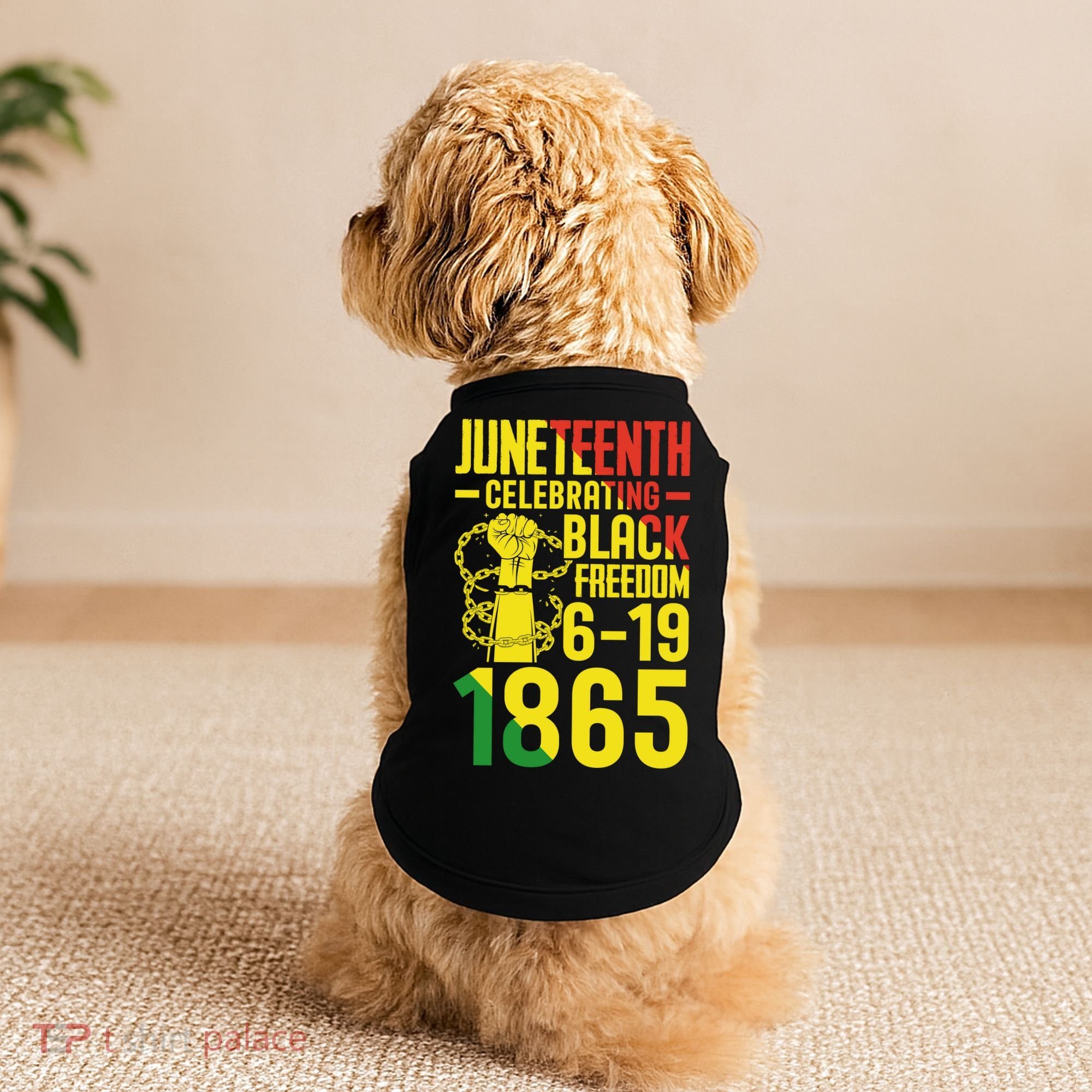 Juneteenth Celebrating Black Freedom 6-19-1865 Doggie Tank