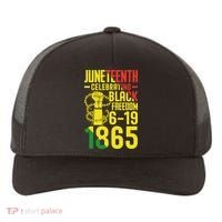 Juneteenth Celebrating Black Freedom 6-19-1865 Yupoong Adult 5-Panel Trucker Hat thumb 0
