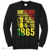 Juneteenth Celebrating Black Freedom 6-19-1865 Sweatshirt thumb 0