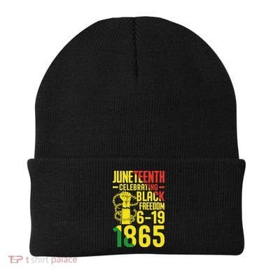 Juneteenth Celebrating Black Freedom 6-19-1865 Beanie