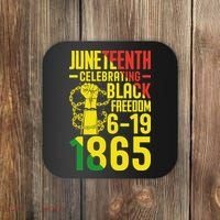 Juneteenth Celebrating Black Freedom 6-19-1865 Coaster thumb 0