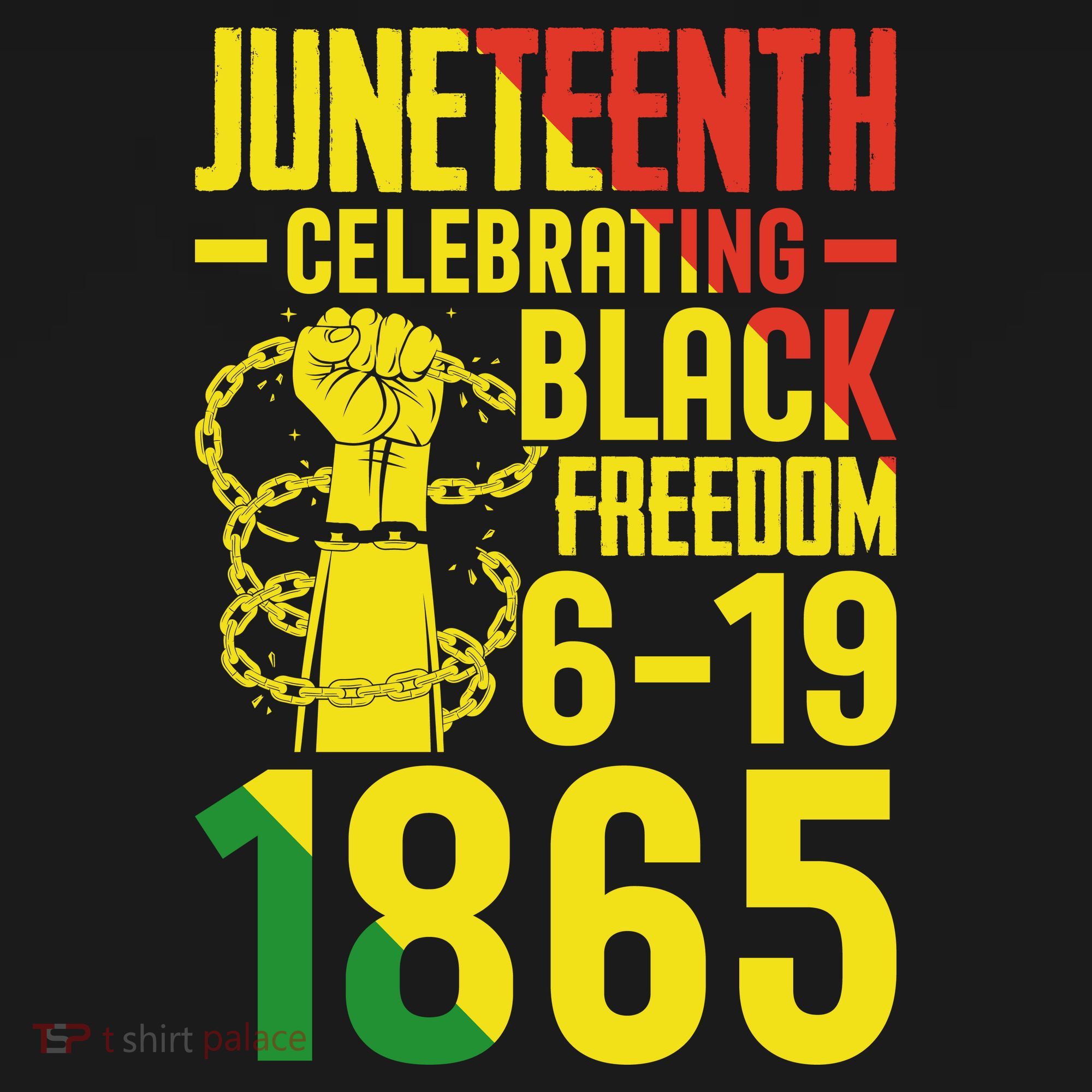 Juneteenth Celebrating Black Freedom 6-19-1865 Coaster