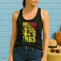 Juneteenth Celebrating Black Freedom 6-19-1865 Women's Tank Top thumb 2