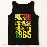 Juneteenth Celebrating Black Freedom 6-19-1865 Tank Top thumb 2