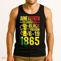 Juneteenth Celebrating Black Freedom 6-19-1865 Tank Top thumb 3