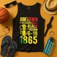 Juneteenth Celebrating Black Freedom 6-19-1865 Tank Top thumb 4