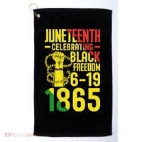 Juneteenth Celebrating Black Freedom 6-19-1865 Golf Towel thumb 0