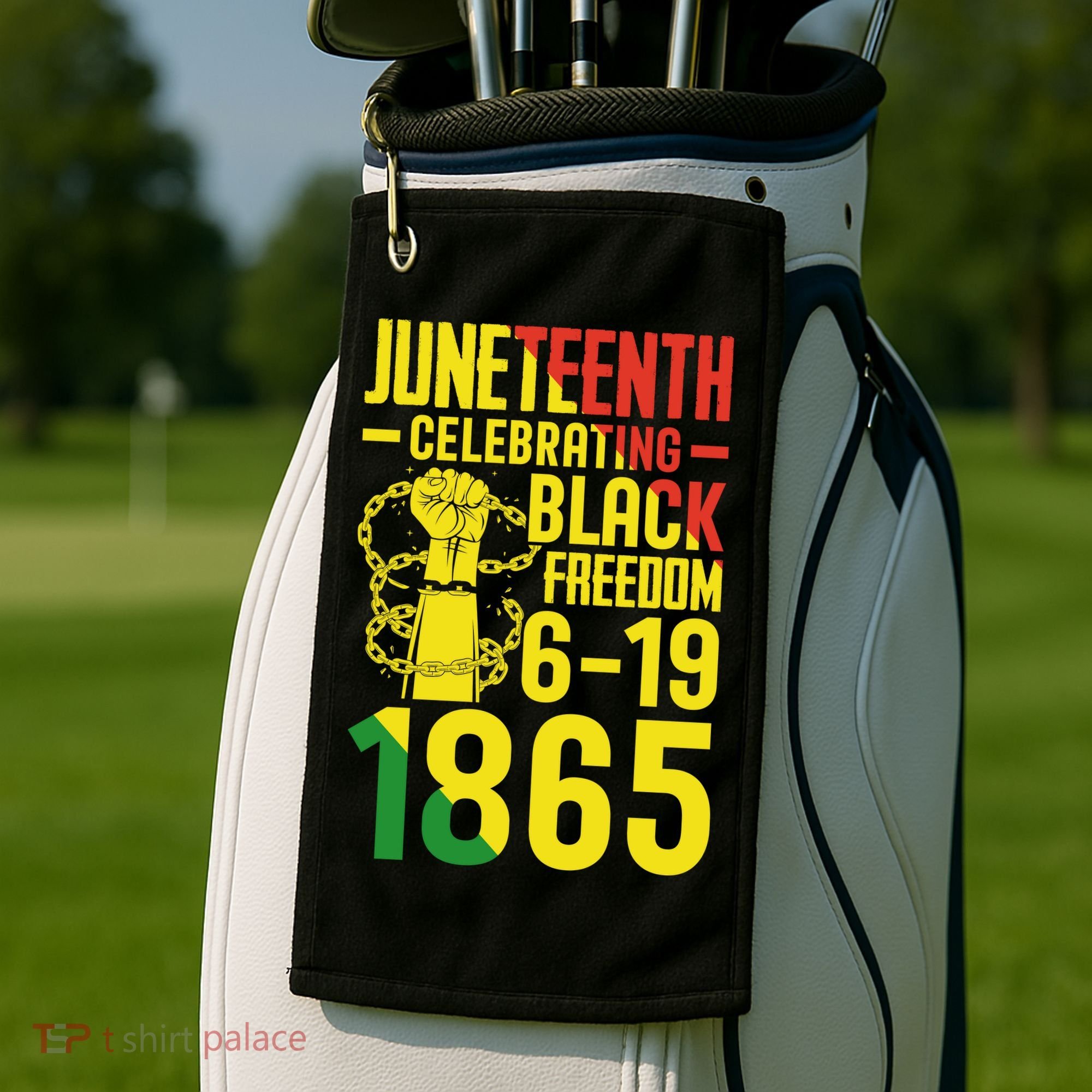 Juneteenth Celebrating Black Freedom 6-19-1865 Golf Towel