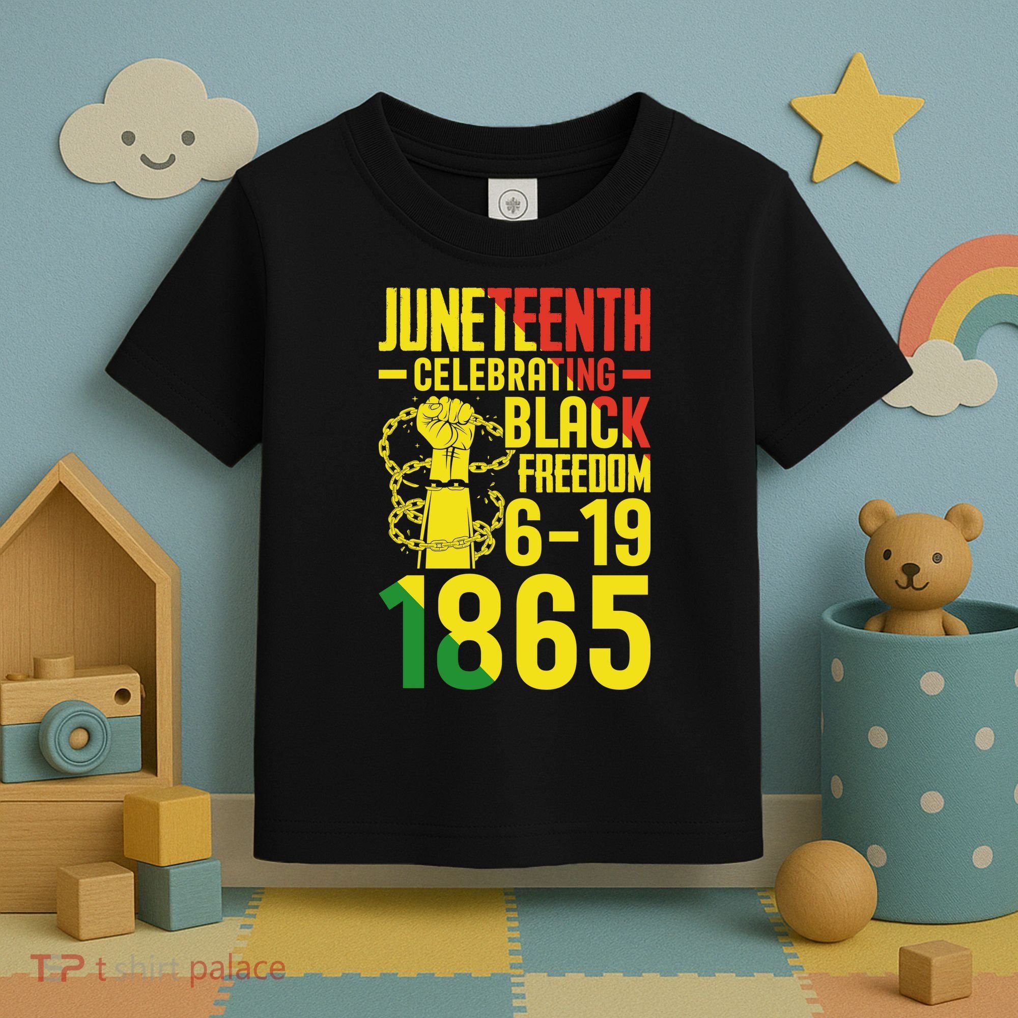 Juneteenth Celebrating Black Freedom 6-19-1865 Toddler T-Shirt