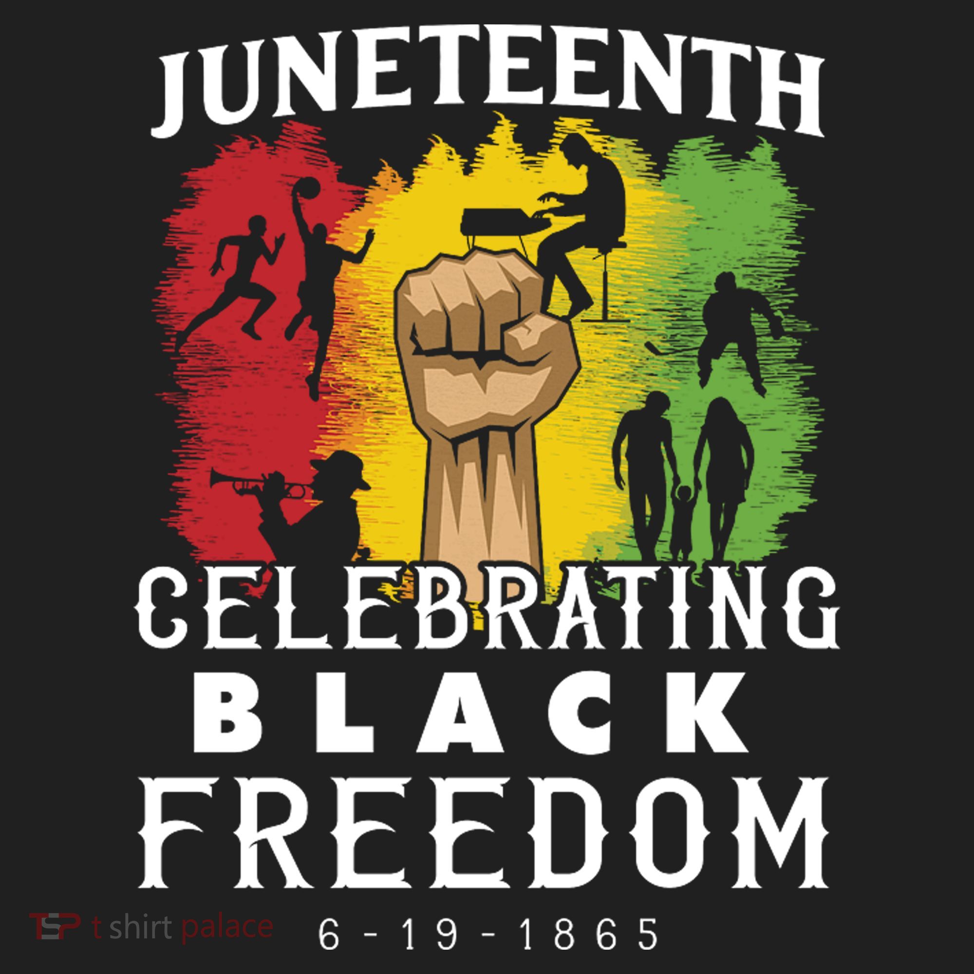 Juneteenth Celebrating Black Freedom 1865 Women's Sweatshirt