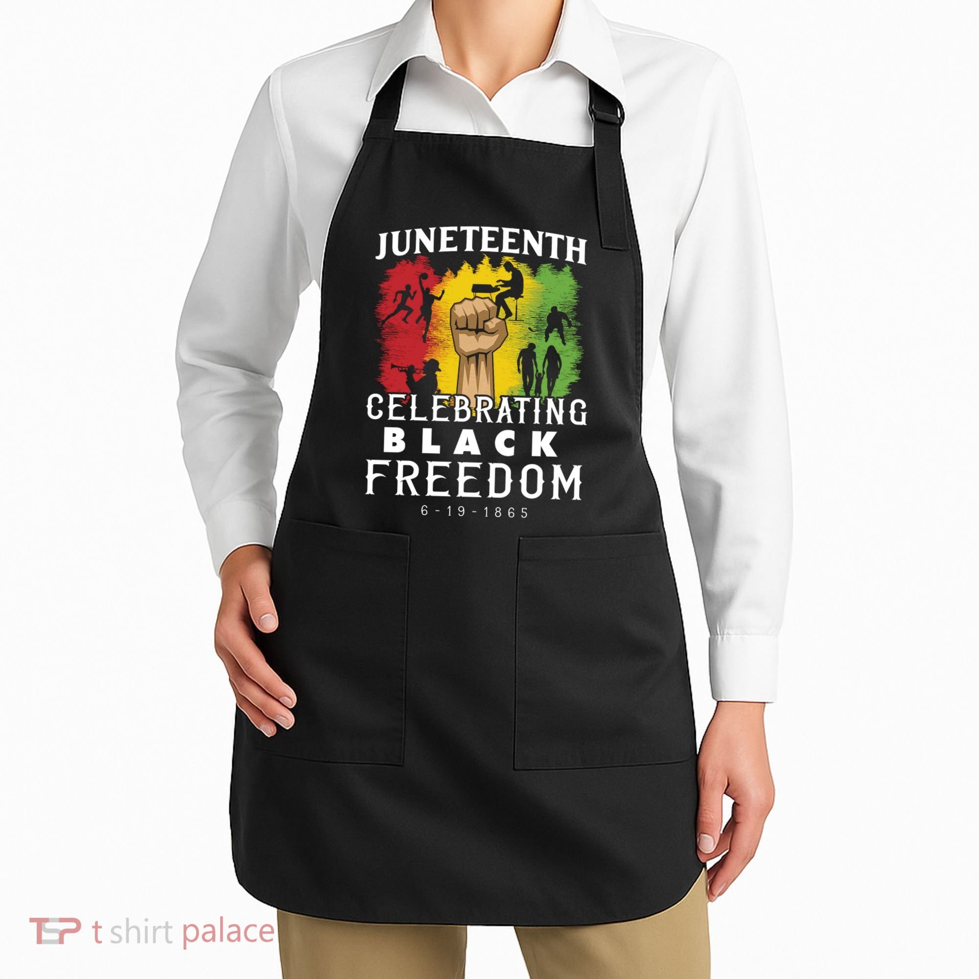 Juneteenth Celebrating Black Freedom 1865 Apron