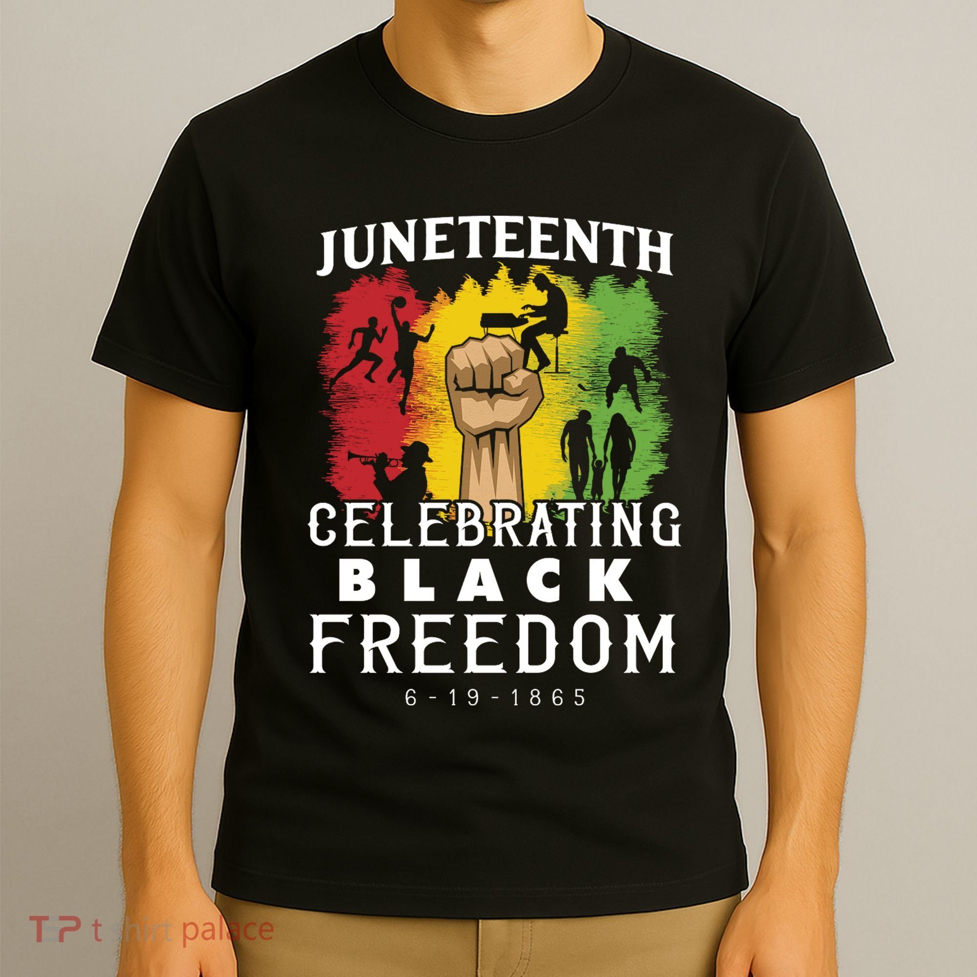 Juneteenth Celebrating Black Freedom 1865 T-Shirt