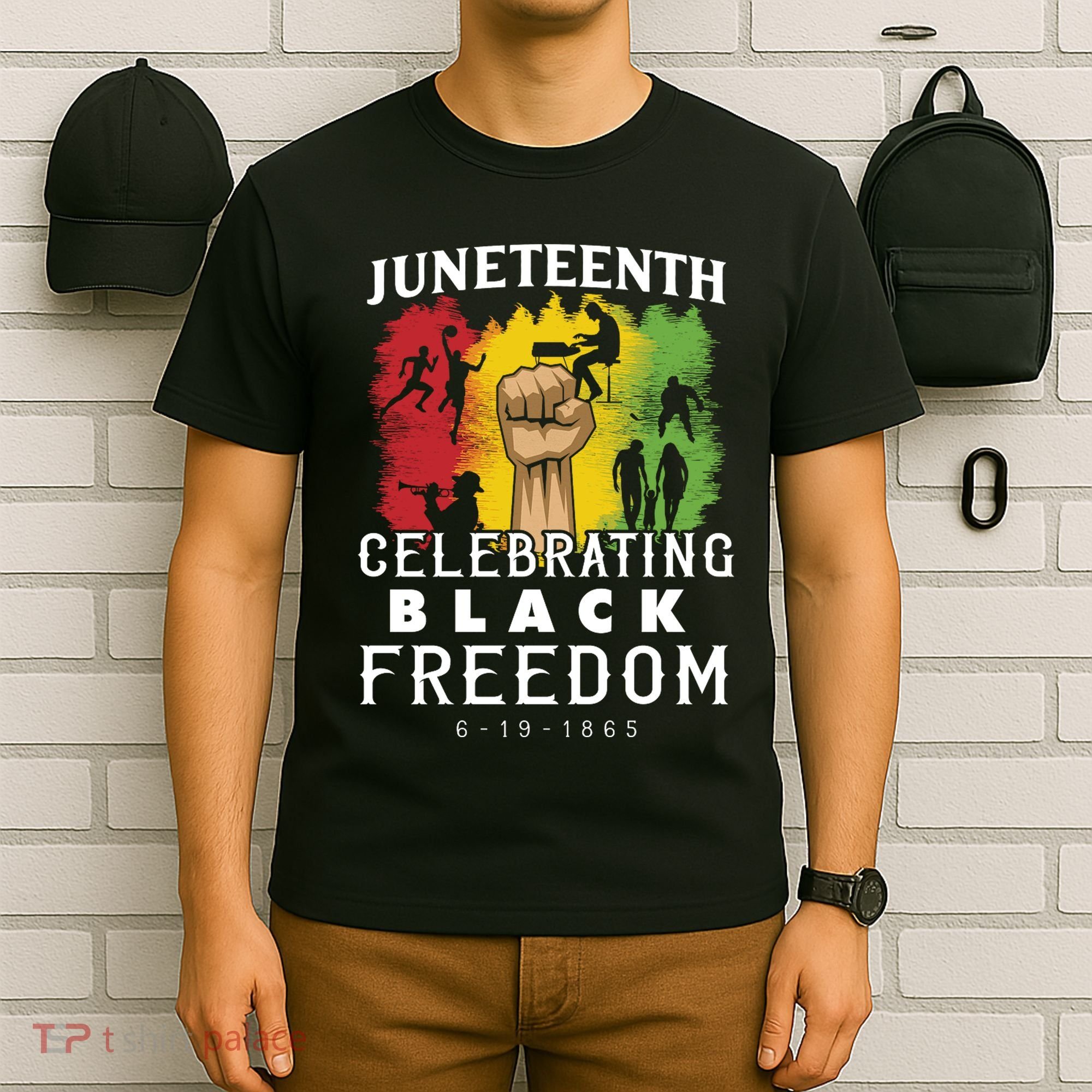 Juneteenth Celebrating Black Freedom 1865 T-Shirt