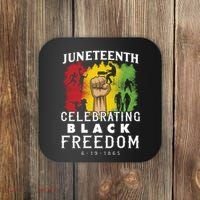 Juneteenth Celebrating Black Freedom 1865 Coaster thumb 0
