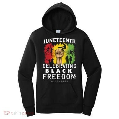 Juneteenth Celebrating Black Freedom 1865 Women's Hoodie