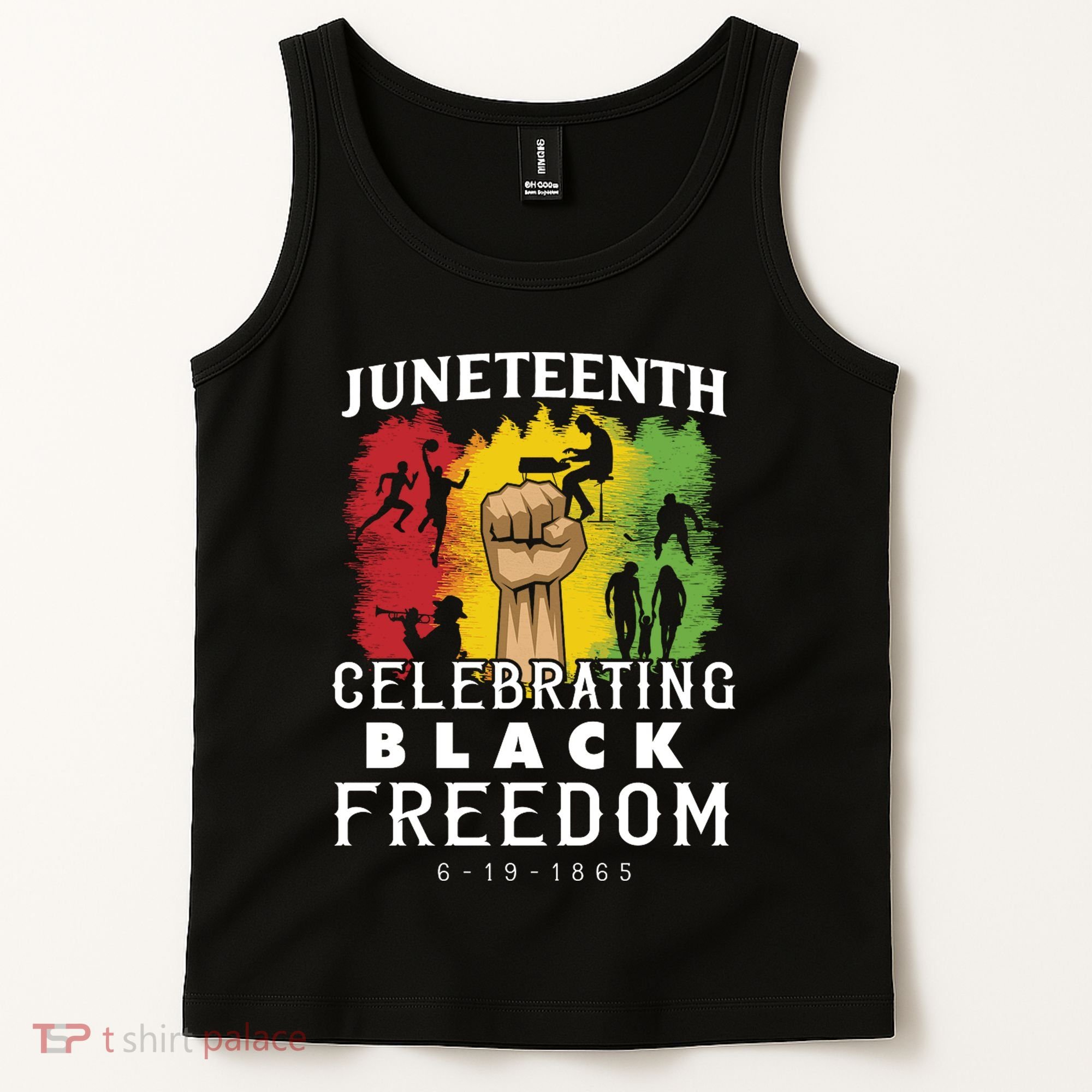 Juneteenth Celebrating Black Freedom 1865 Tank Top