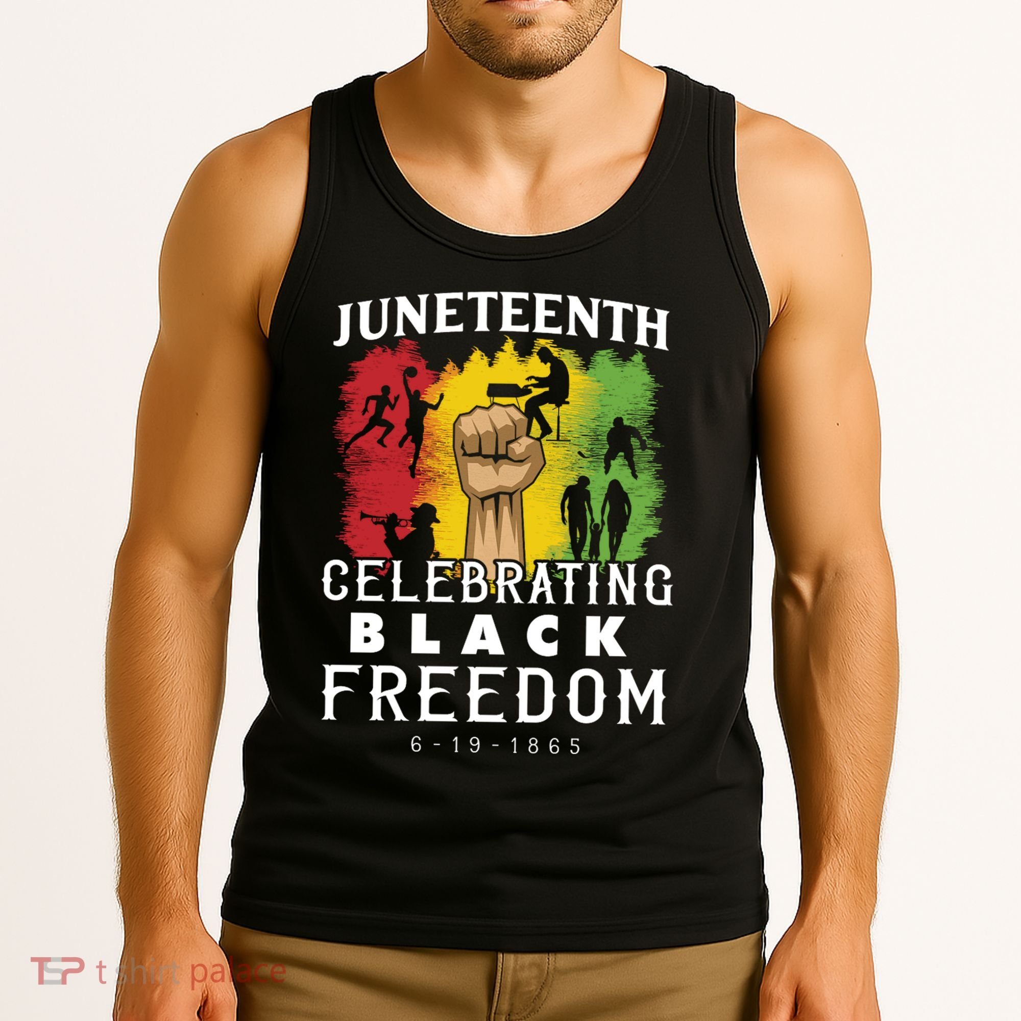Juneteenth Celebrating Black Freedom 1865 Tank Top