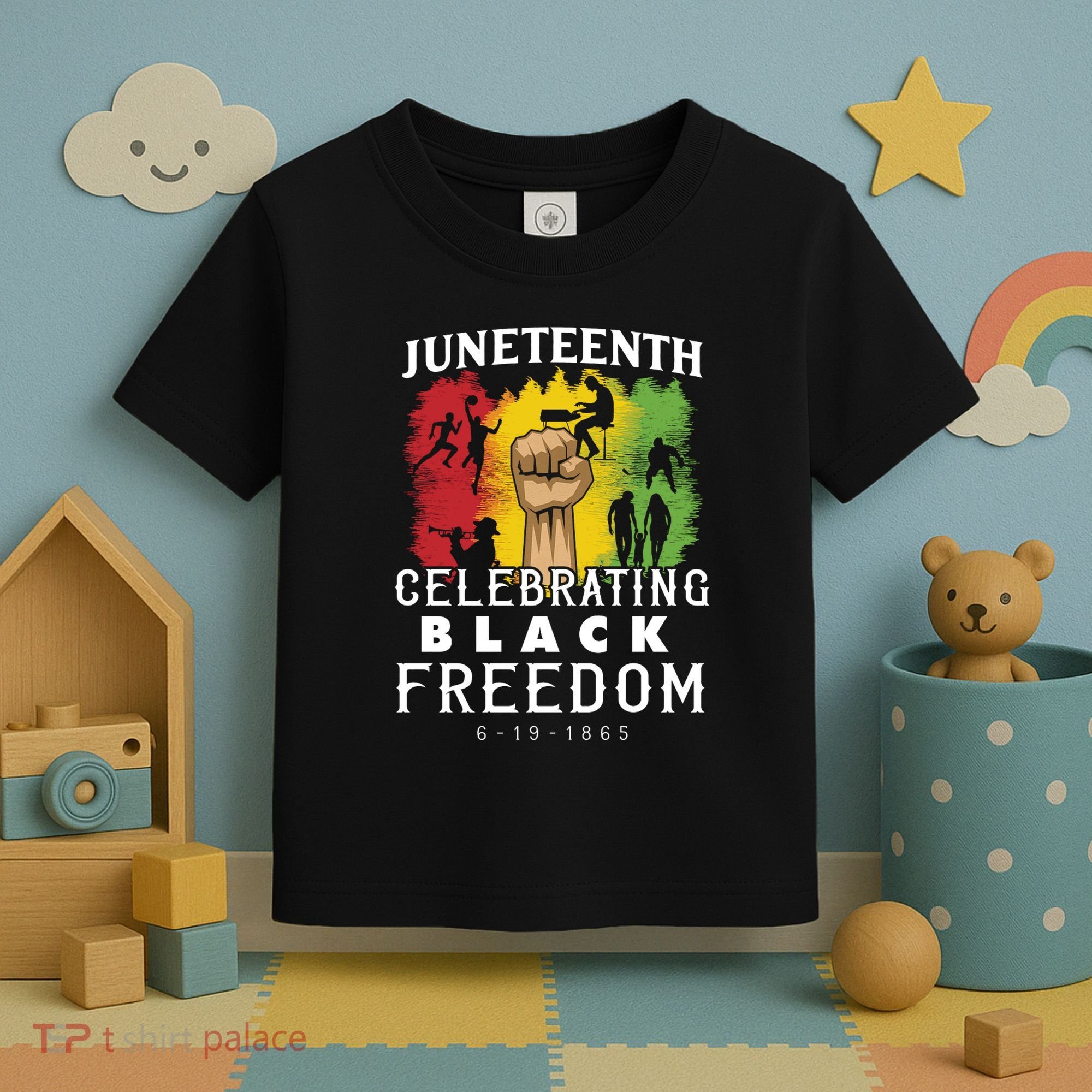 Juneteenth Celebrating Black Freedom 1865 Toddler T-Shirt