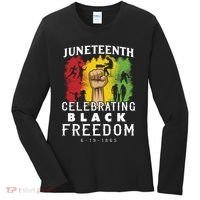 Juneteenth Celebrating Black Freedom 1865 Women's Long Sleeve Shirt thumb 0