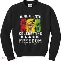 Juneteenth Celebrating Black Freedom 1865 Kids Sweatshirt thumb 0