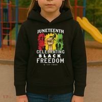 Juneteenth Celebrating Black Freedom 1865 Kids Hoodie thumb 3