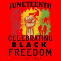 Juneteenth Celebrating Black Freedom 1865 Santa Hat thumb 1