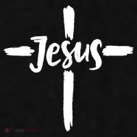 Jesus Cross Christianity Ladies PosiCharge Tri-Blend Wicking Tank thumb 2