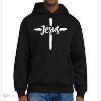 Jesus Cross Christianity District V.I.T. Heavyweight Hoodie thumb 0