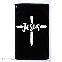 Jesus Cross Christianity Golf Towel thumb 0