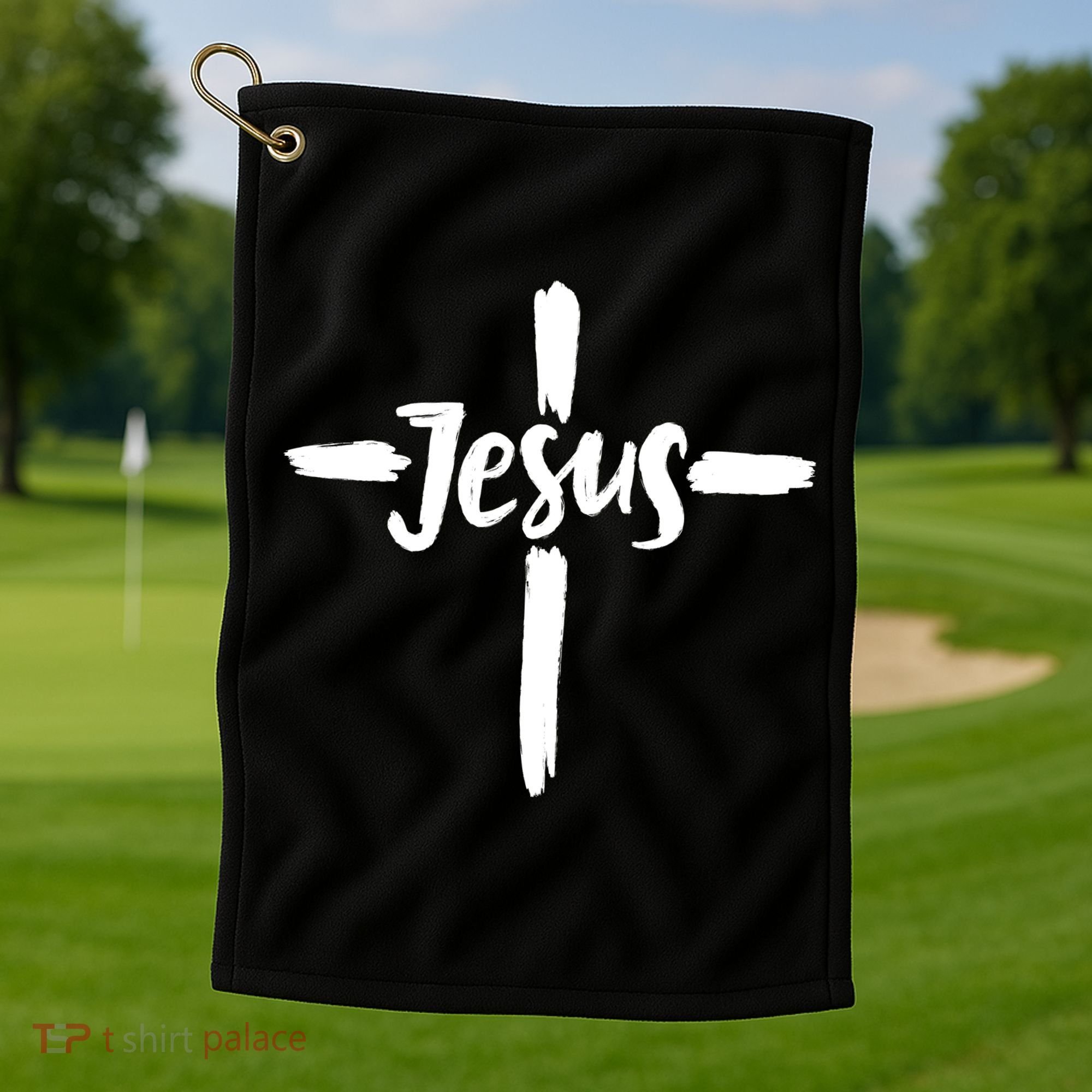Jesus Cross Christianity Golf Towel