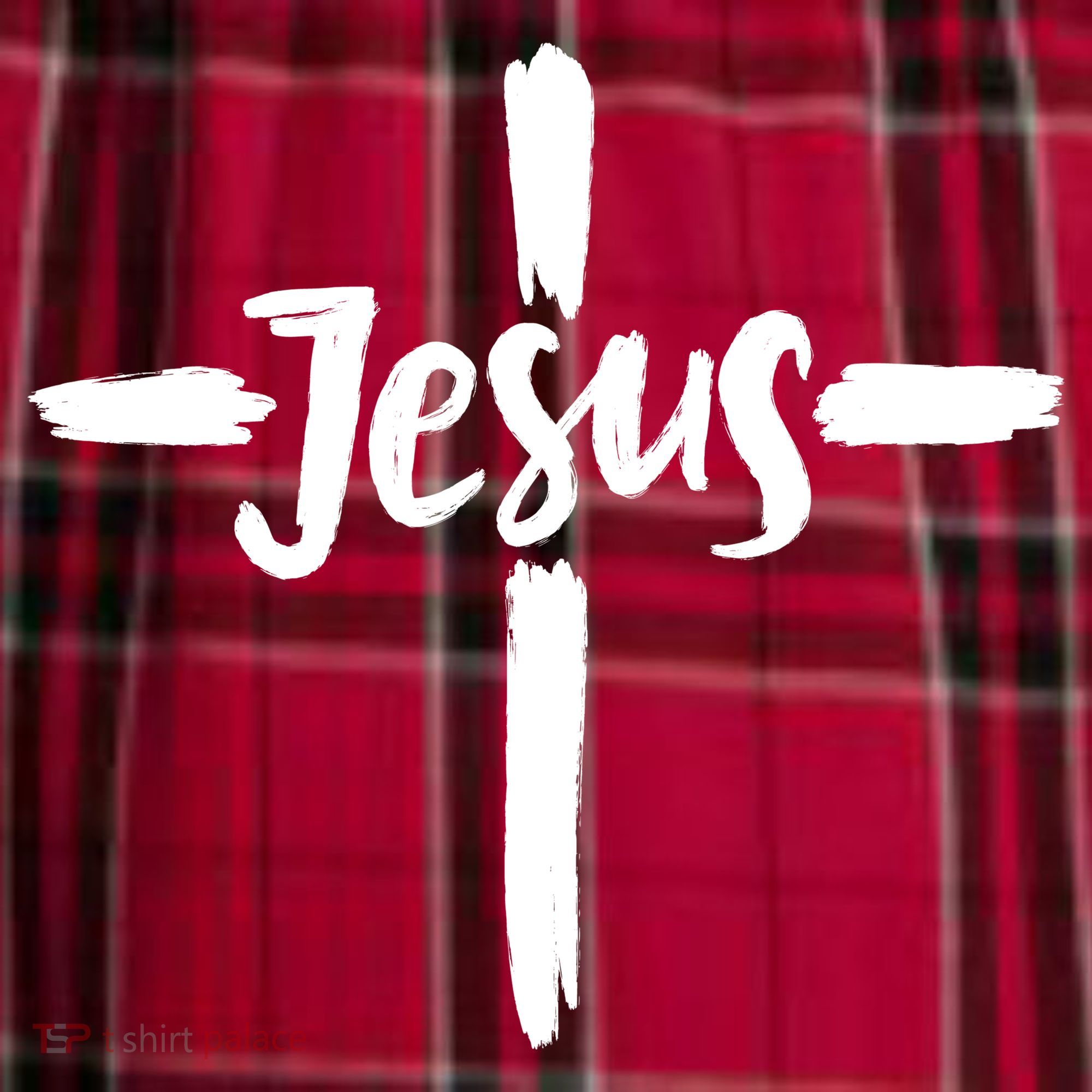 Jesus Cross Christianity Women's Flannel Plaid Pajama Pants